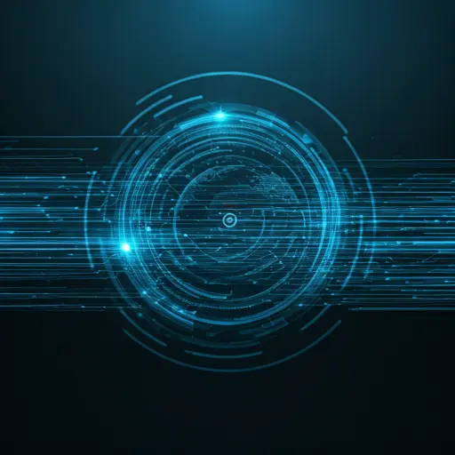 Grafika przedstawiająca satelitarną sieć GPS krążącą nad Ziemią